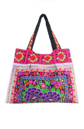 Sandy Beach Bag - Purple Rose