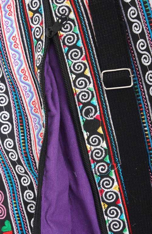 Changnoi Handmade Yoga Mat Bag, Hmong Embroidered Yoga Mat Bag, Unique Boho  Yoga Mat Bag from Thailand (Orchid Purple) : : Handmade Products
