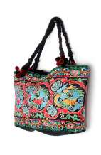 Large Shoulder Bag - Peacock
