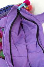 Sandy Beach Bag - Purple Flower
