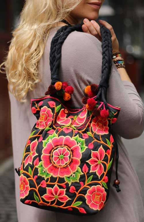 Shoulder Tote Bag - Garden Vine