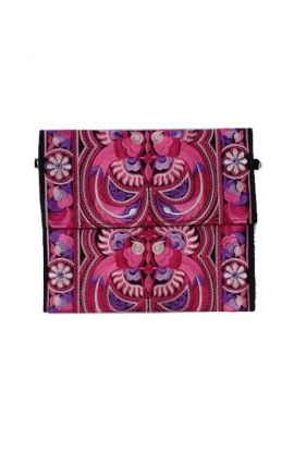 Alexa Large Clutch Purse - Fuchsia