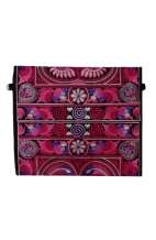 Alexa Large Embroidered Clutch Purse