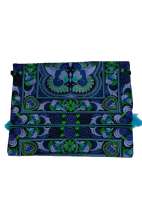 Tie Dye Web Clutch