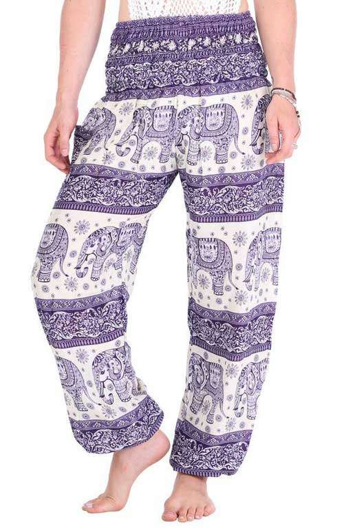 Harem Pants - Elephant Lavender