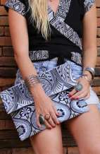 Lioness Oversized Clutch - Taj