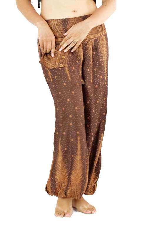 Harem Pants - Rustic Feather