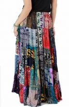 Patchwork Maxi Skirt - Mixed