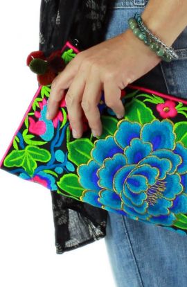 Cross Body Bag - Ocean Rose