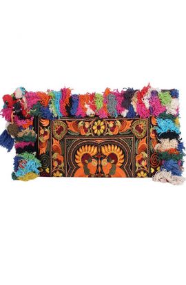 Mila Colorful Clutch - Tasseled