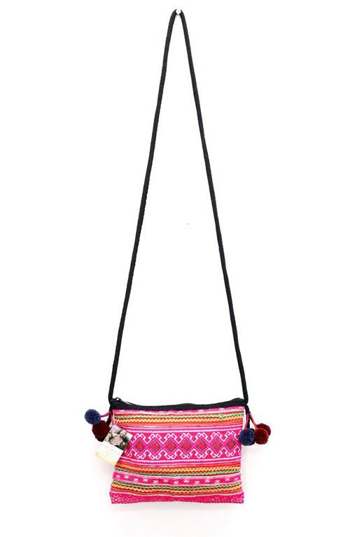 Vintage Cross Body Bag - Pink