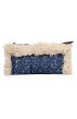 Adalee Batik Clutch - Cream
