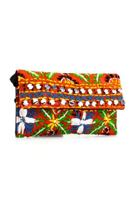 Ruby Wristlet - Silver Beaded