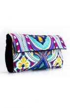 Small White Tahj Clutch Bag