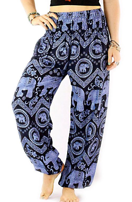 Elephant Harem Pants - Navy