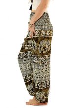 Elephant Harem Pants - Olive Green