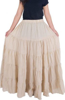 cotton maxi skirt quilt