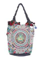 Bohemian Shoulder Bag - Hmong Silver