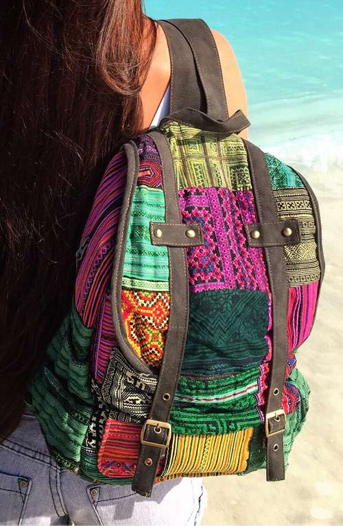 colorful backpack