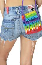 Rainbow Crochet Handbag