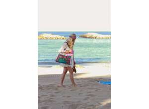 ☆haveawhale☆ bohemian shoulder bag DG 5015834250 Bohemian Beach Shoulder Bag: Large Handmade Woven Straw Tote